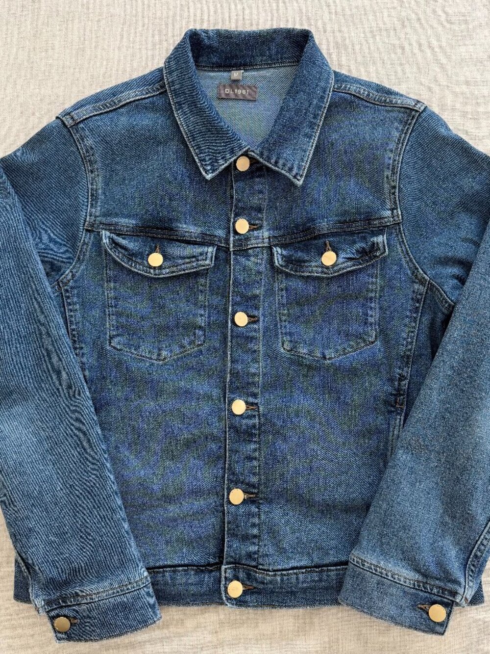 DL1961 Classic Denim Jacket – Anthropologie | Size M | Medium Wash